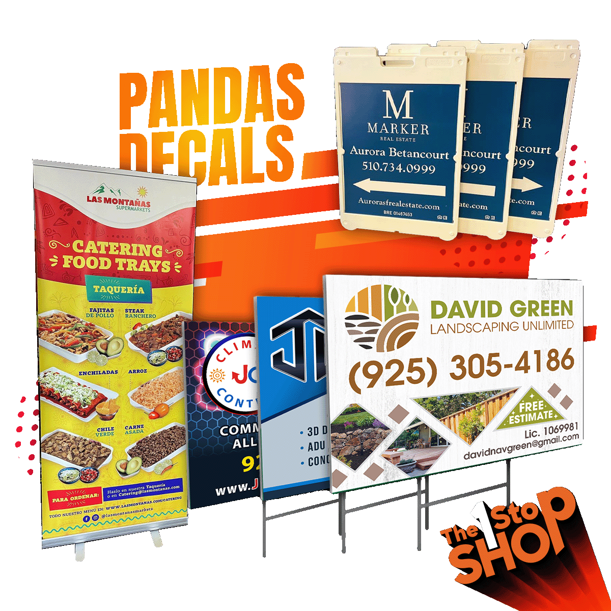 Home Pandas Decals and Signs